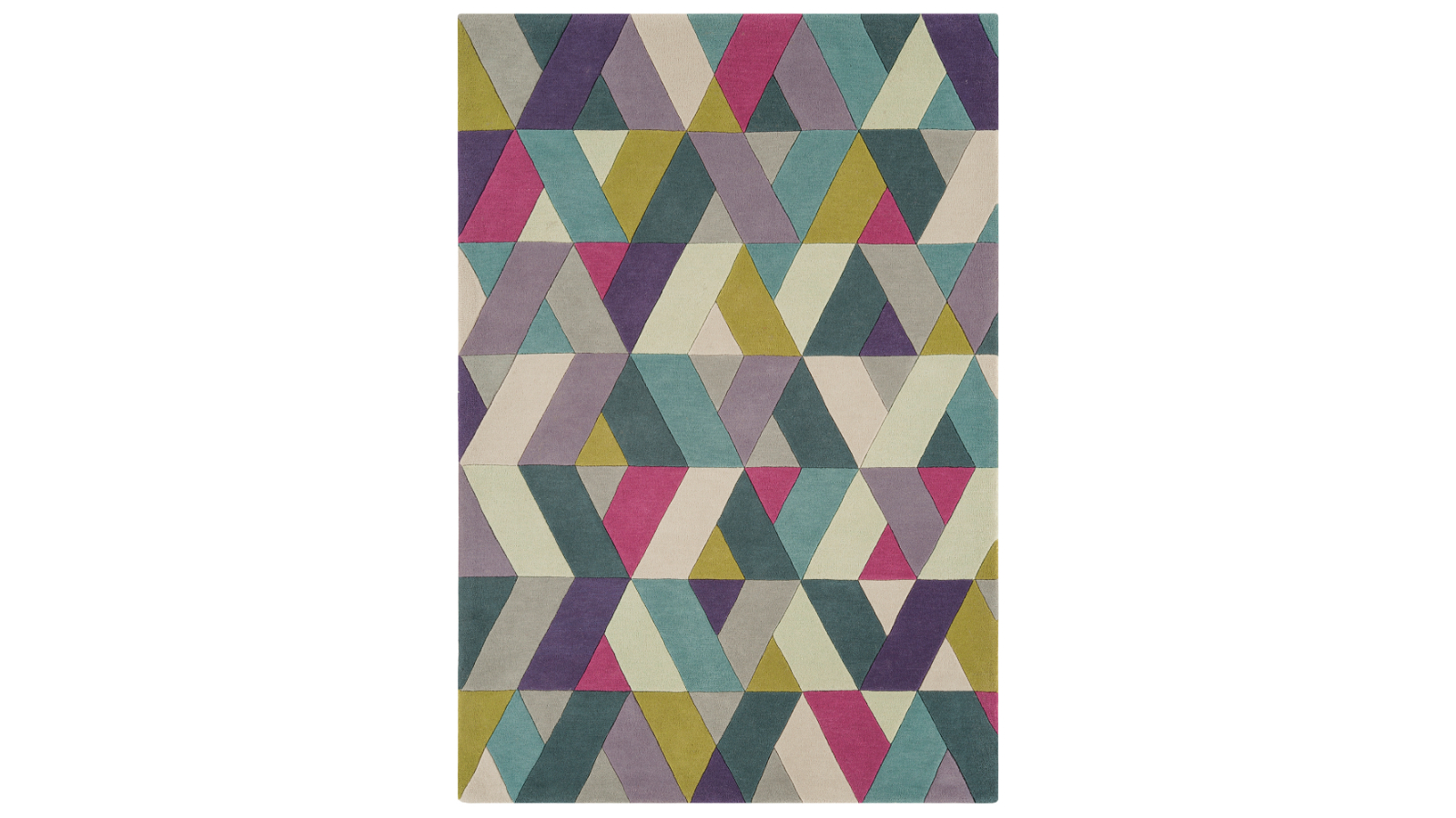Asiatic Funk Chevron Blue Green Rug
