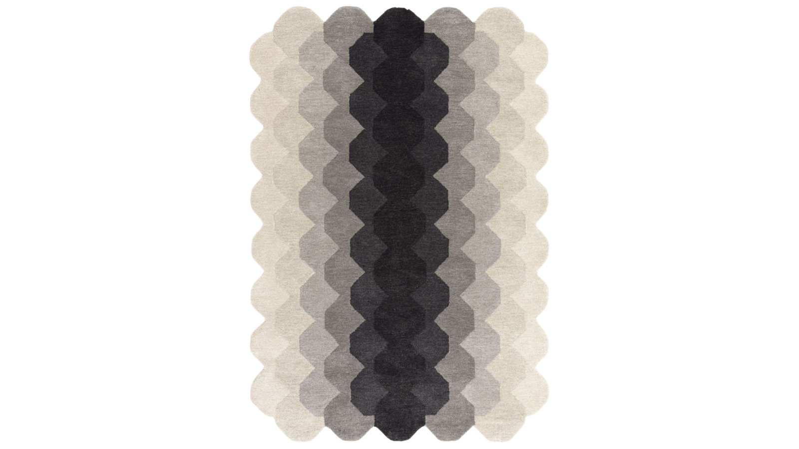 Asiatic Hive Charcoal Rug