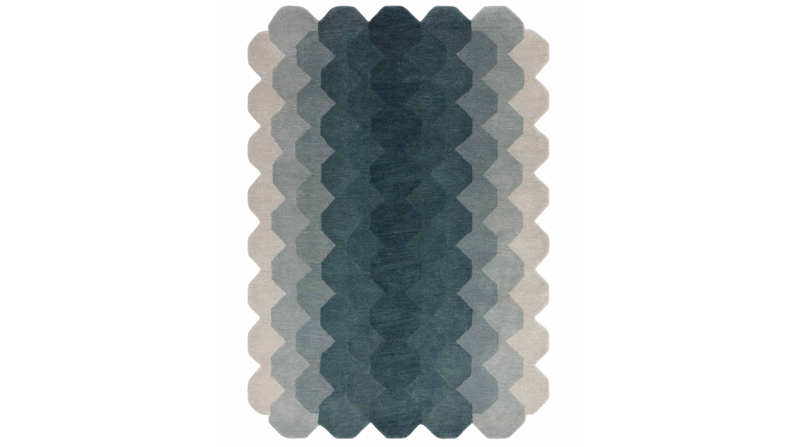 Asiatic Hive Teal Rug