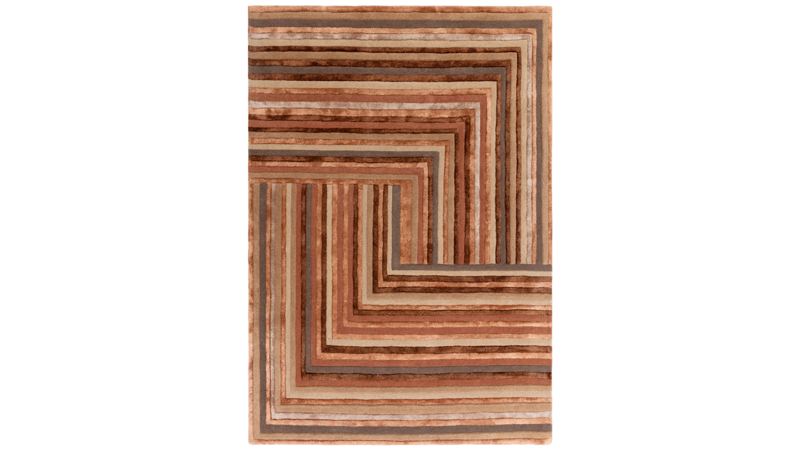Asiatic Network Terracotta Rug