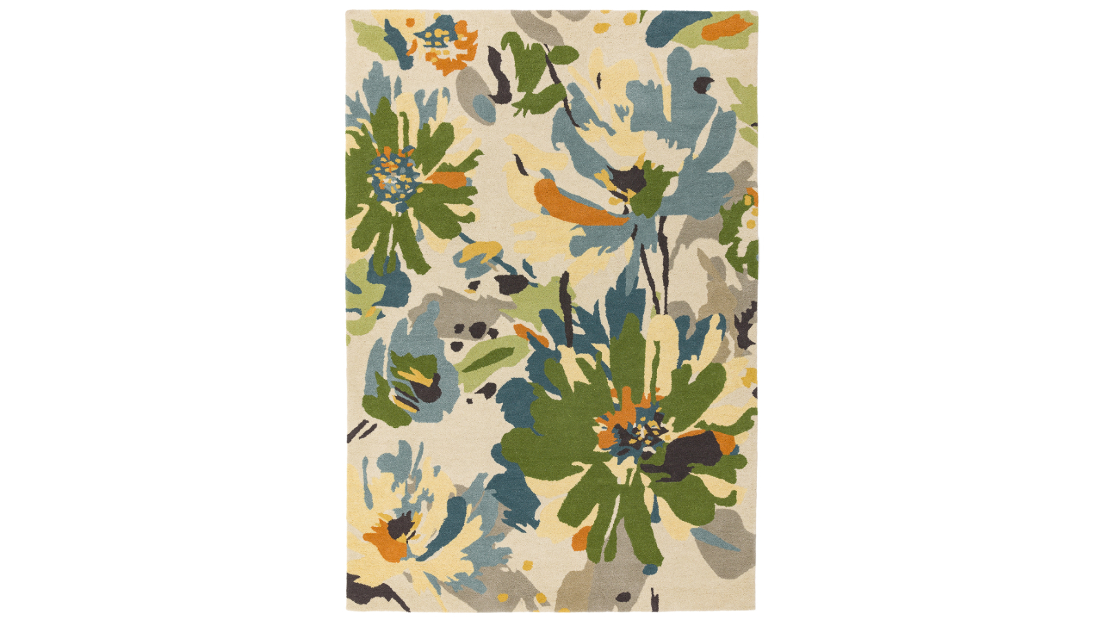 Asiatic Reef 11 Floral Green Multi Rug