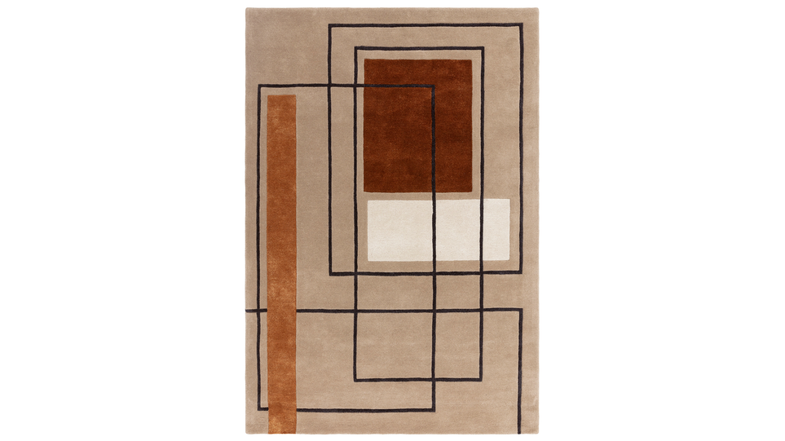 Asiatic Reef 20 Outline Terracotta Rug