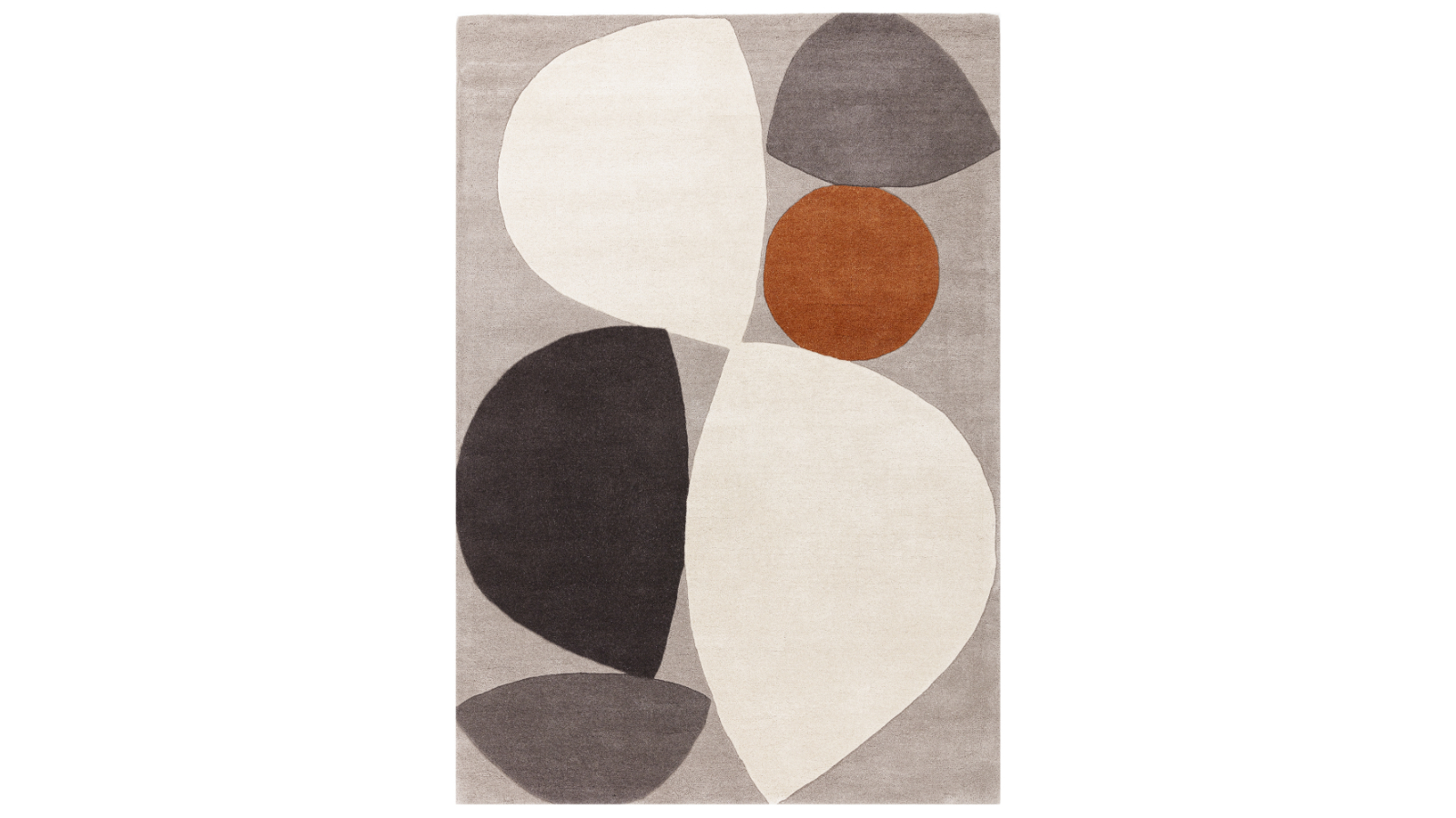 Asiatic Mid Century Grey Rug