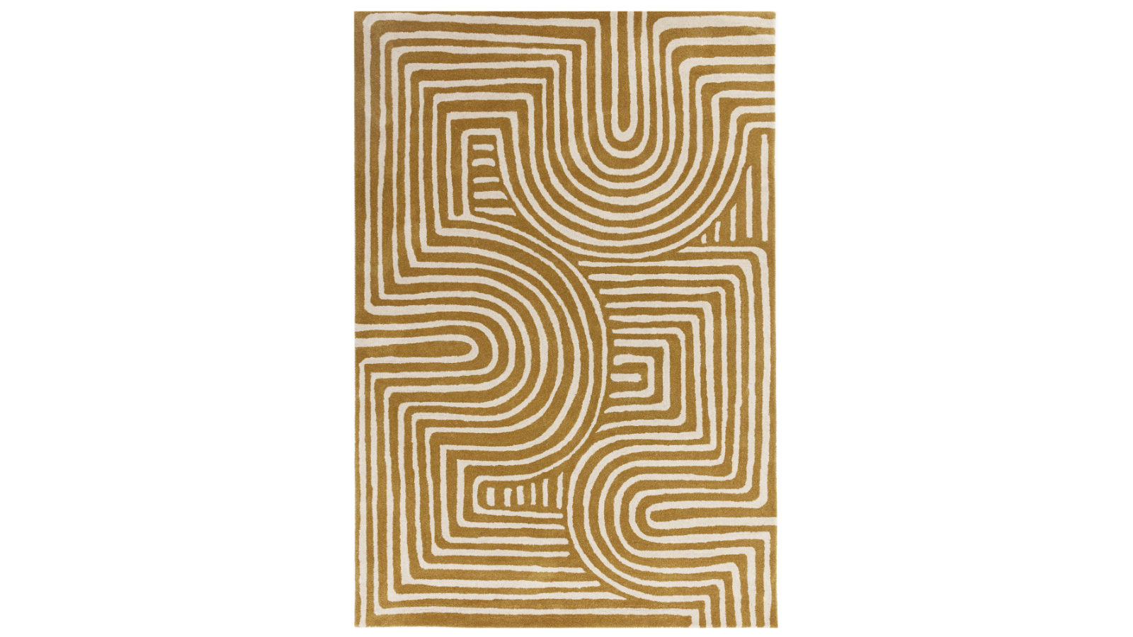 Asiatic Reef 28 Curve Ochre Rug