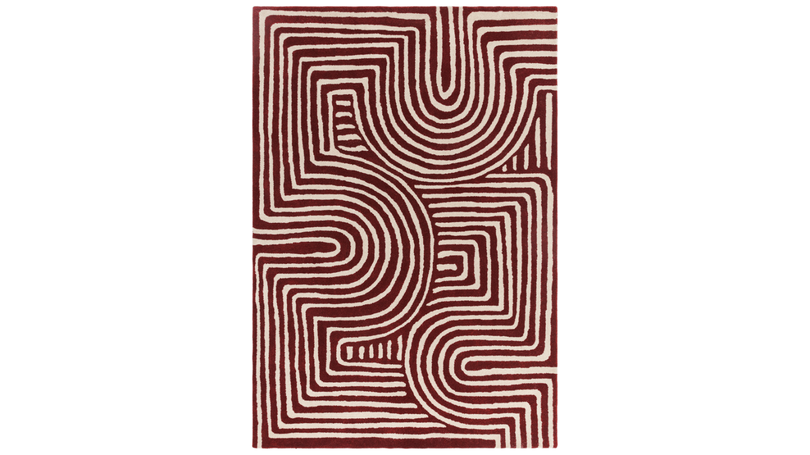 Asiatic Reef 29 Curve Plum Rug