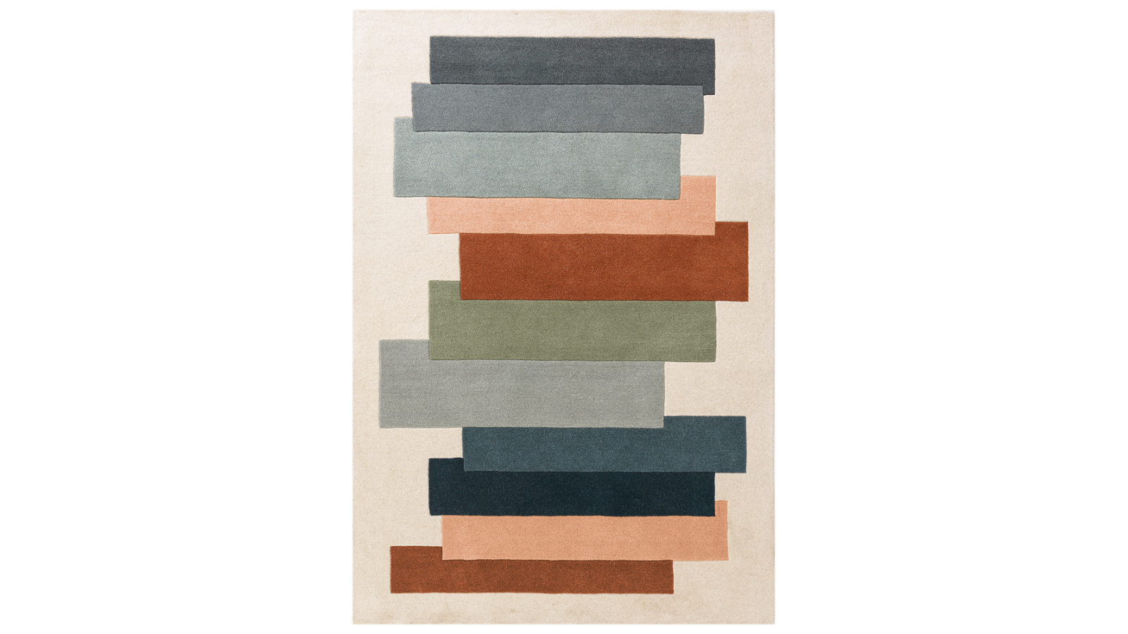Asiatic Reef 32 Stacks Green Rug