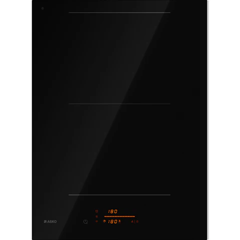 Asko Series 5 38cm 2 Zone Induction Cooktop - Black