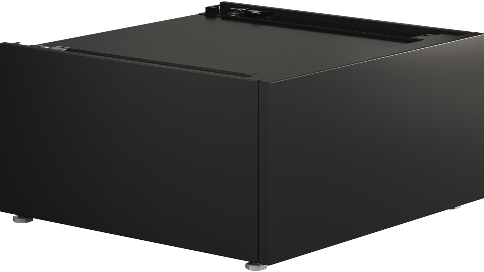 ASKO 32cm Laundry Pedestal with Pull-Out Drawer - Graphite Black