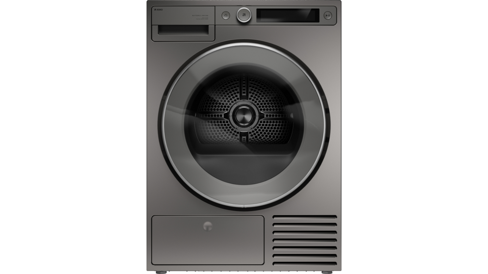 Asko 9kg Series 5 Heat Pump Dryer - Titanium