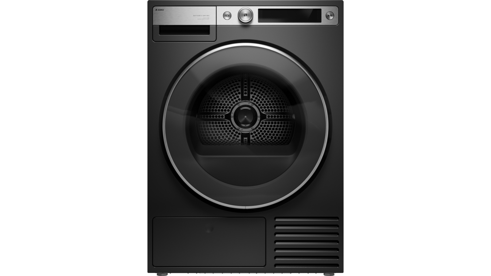 ASKO 9kg Series 7 StylePlus Heat Pump Condenser Dryer - Graphite Black