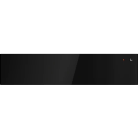 ASKO 14cm Craft Built-in Warming Drawer - Black Glass