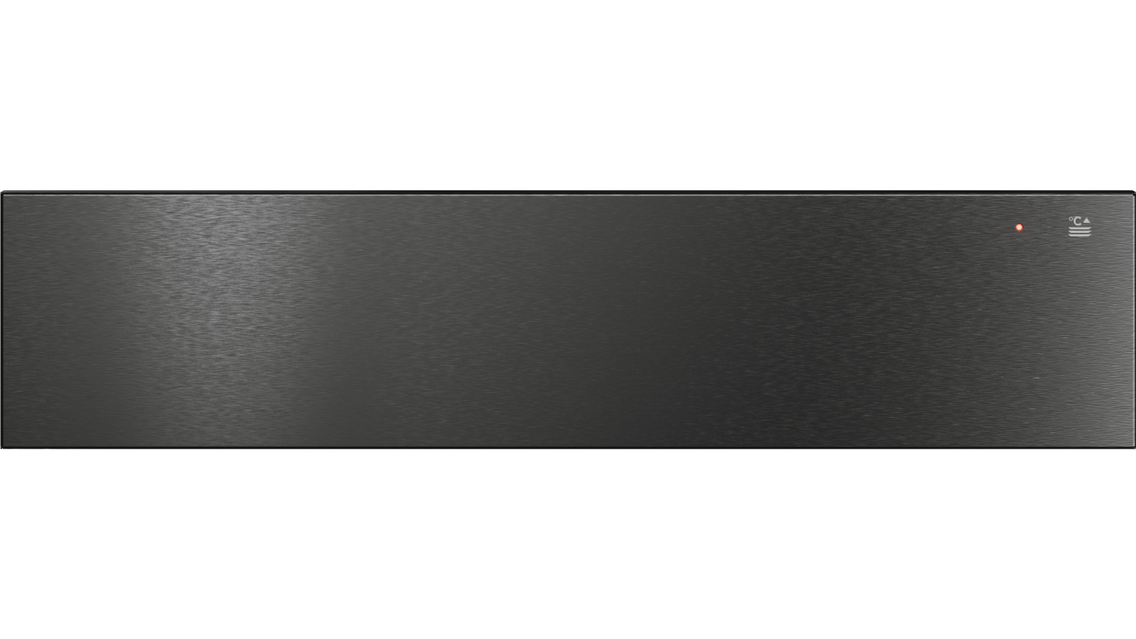 ASKO 14cm Craft Built-in Warming Drawer - Black Steel