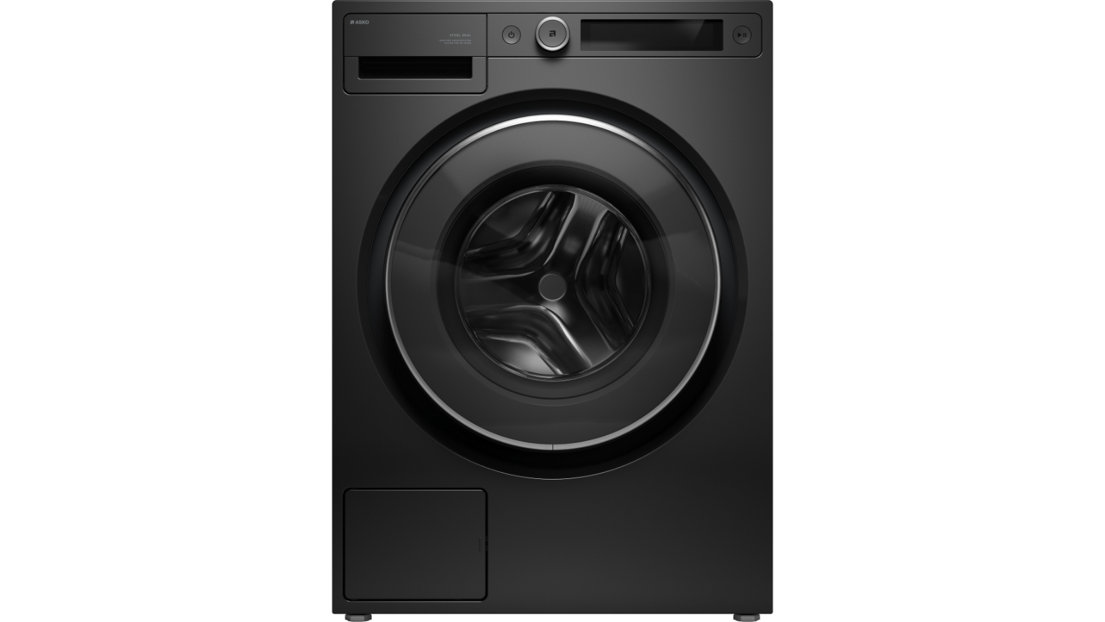 Asko 9kg Series 5 Steel Seal Front Load Washing Machine - Graphite Black