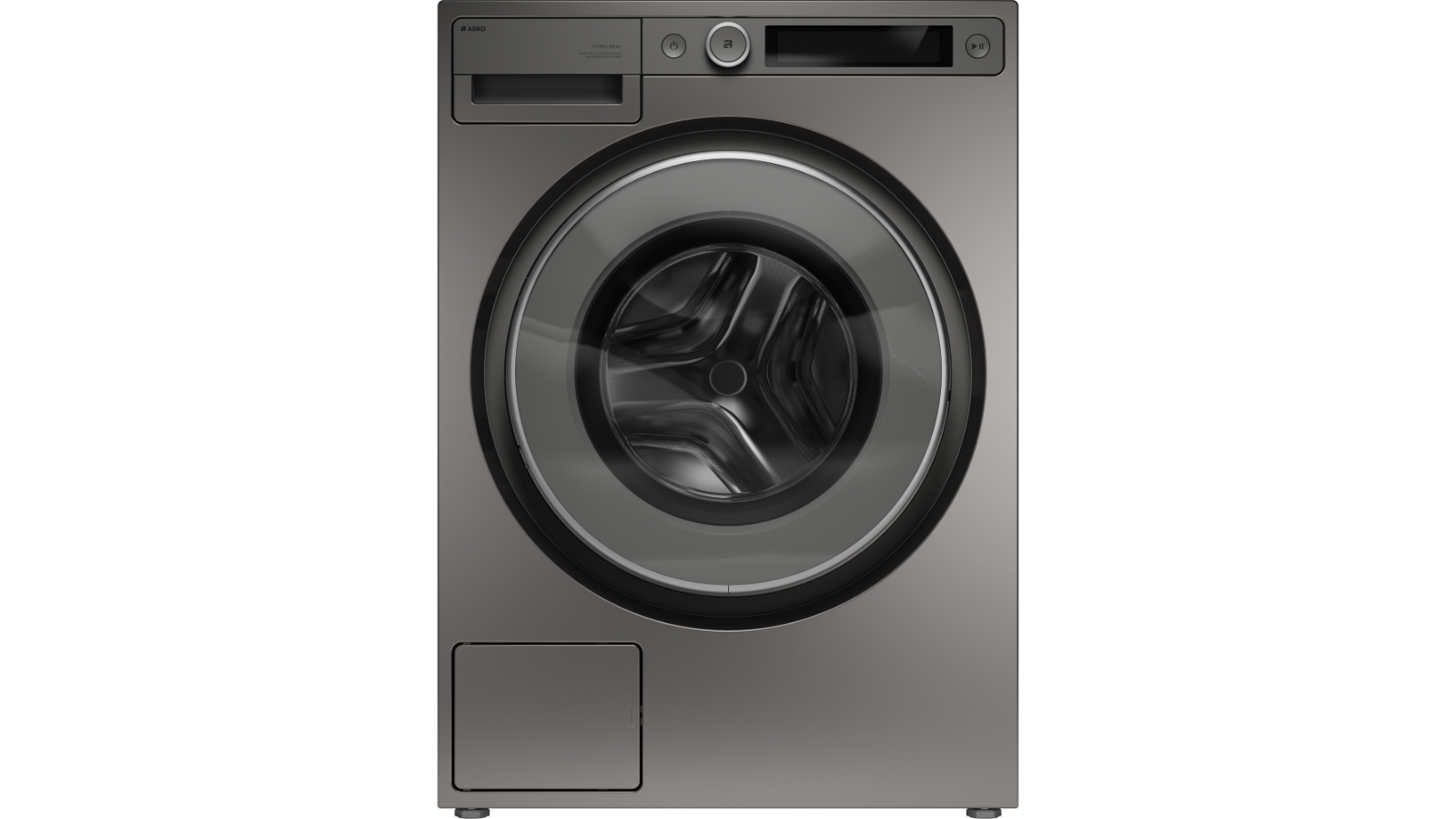 Asko 9kg Series 5 Steel Seal Front Load Washing Machine - Titanium