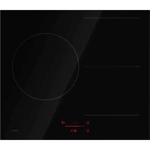 Asko 60cm 3 Zone Bridge Induction Cooktop - Black