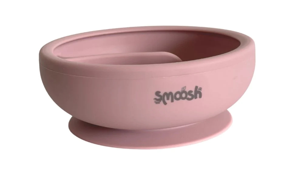 Smoosh Silicone Divider Bowl - Pink