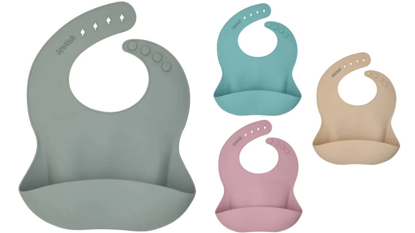 Smoosh Food-Grade Silicone Bib