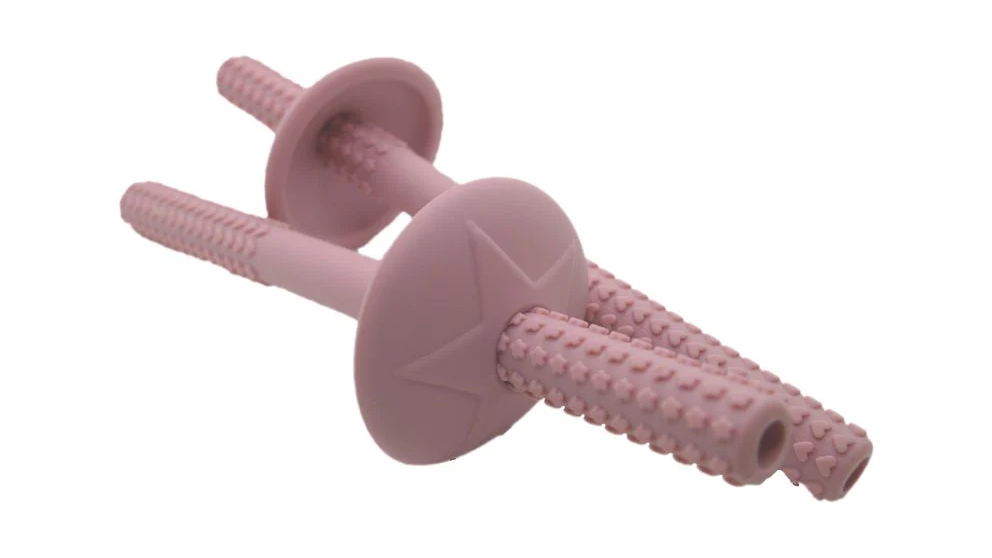 Smoosh Silicone Straw Set - Pink | Harvey Norman