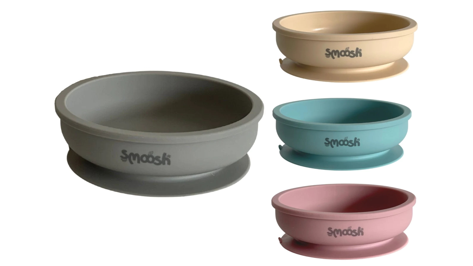 Smoosh Silicone Suction Bowl