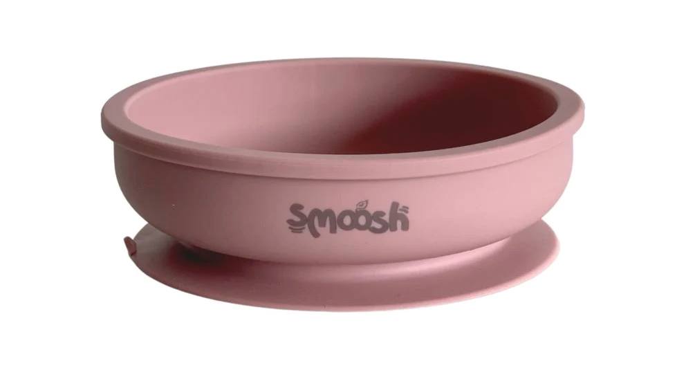Smoosh Silicone Suction Bowl - Pink