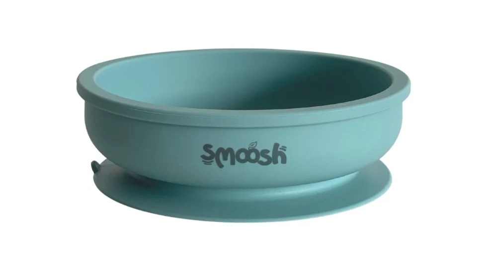Smoosh Silicone Suction Bowl - Teal