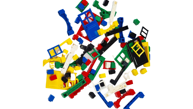 Assorted Generic Building Block Bag