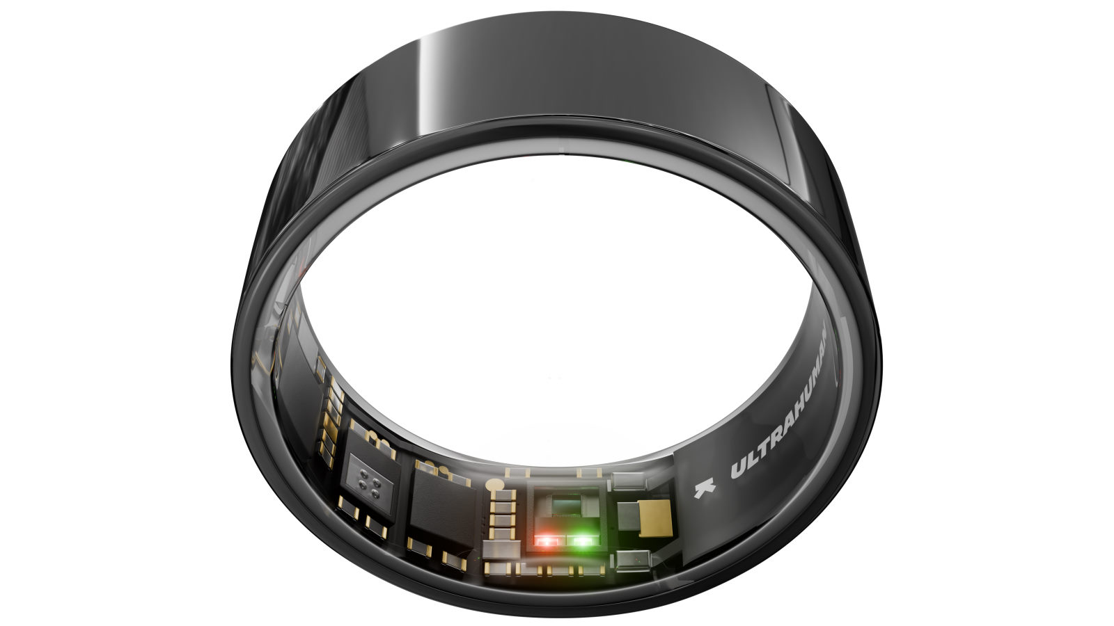 Ultrahuman Size 8 Ring Air - Aster Air Black