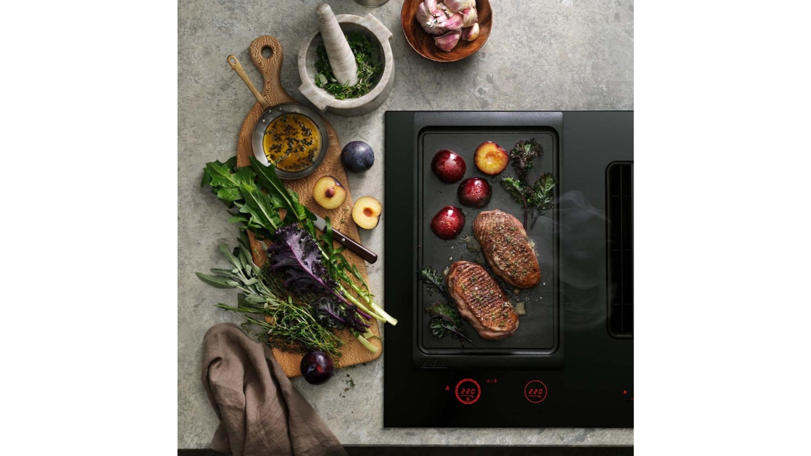 ASKO Induction Teppanyaki Plate Harvey Norman