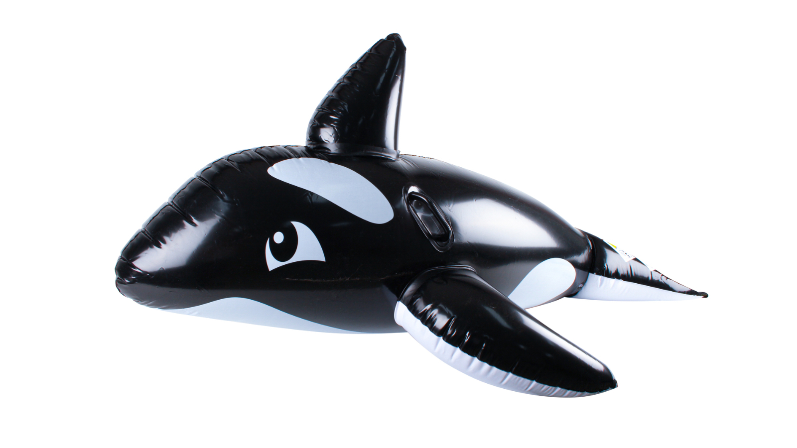 Airtime Kids Inflatable Whale with Handle Pool/Beach Floating Toy - Black