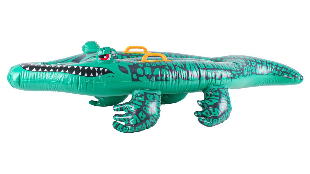 Airtime Inflatable Crocodile with Handle Floating Toy - Green