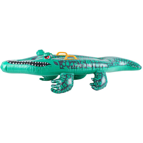 Airtime Inflatable Crocodile with Handle Floating Toy - Green