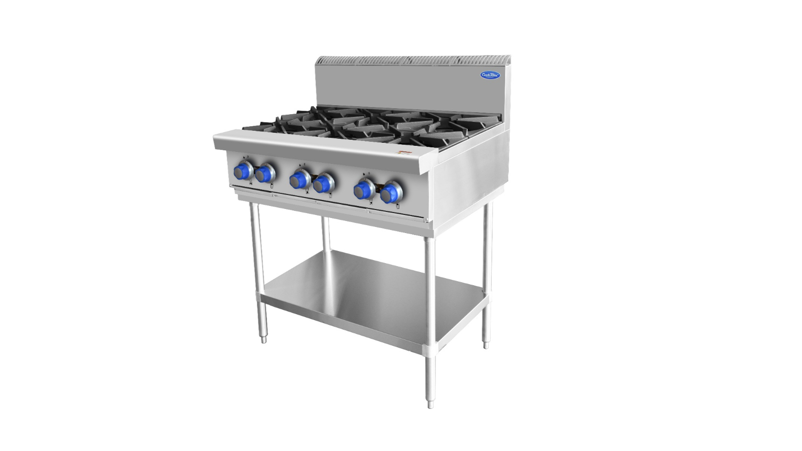 Cookrite AT80G6B-F-LPG Commercial 6 Burner Cook Tops - LPG | Harvey Norman