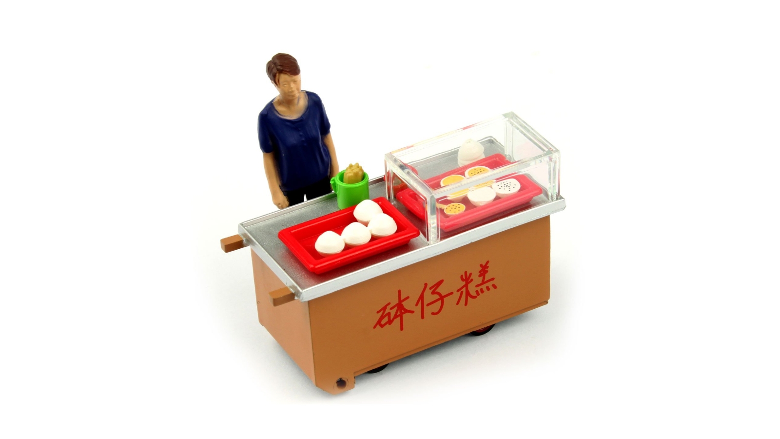 Tiny City Die-cast Model HK Bowl Rice Pudding Cartful 1/35