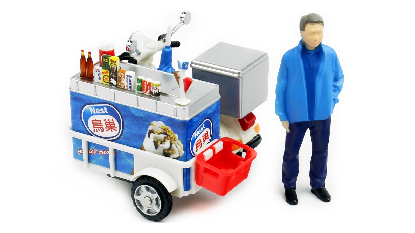 Tiny City Hong Kong Ice Cream Motorcycle Die-cast Model