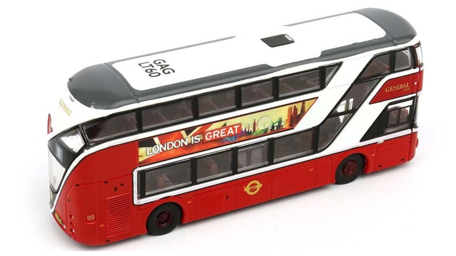 Tiny City London General Livery LT60 UK1 Diecast Model Bus Harvey Norman