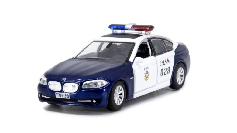 Tiny City BMW 5 Series F10 Taiwan Police Bureau Die-cast Model Car