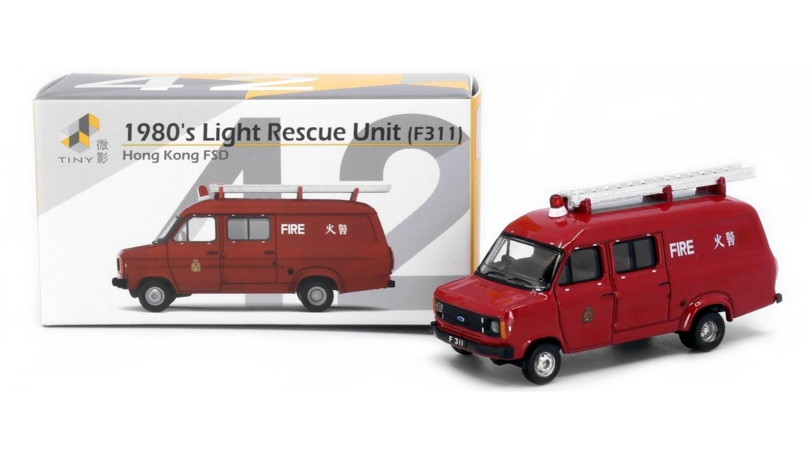 Modellino Die-Cast Tiny City 199 - Scania HKFSD Scala 1:76 Con Giradischi 55M