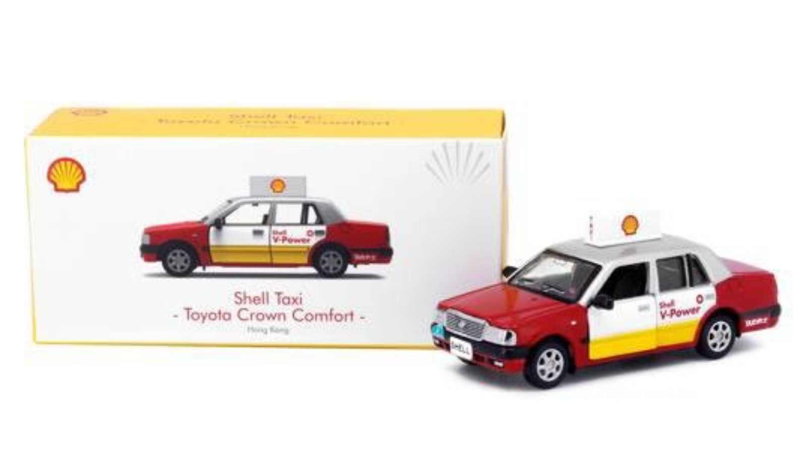 Tiny City Die-cast Model Car Shell Taxi Toyota Crown Comfort | Harvey ...