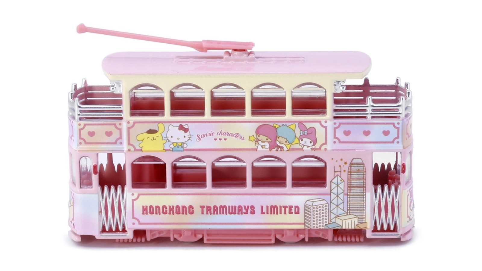Tiny City Antique Tram 28 SANRIO Characters Die-cast Model Car
