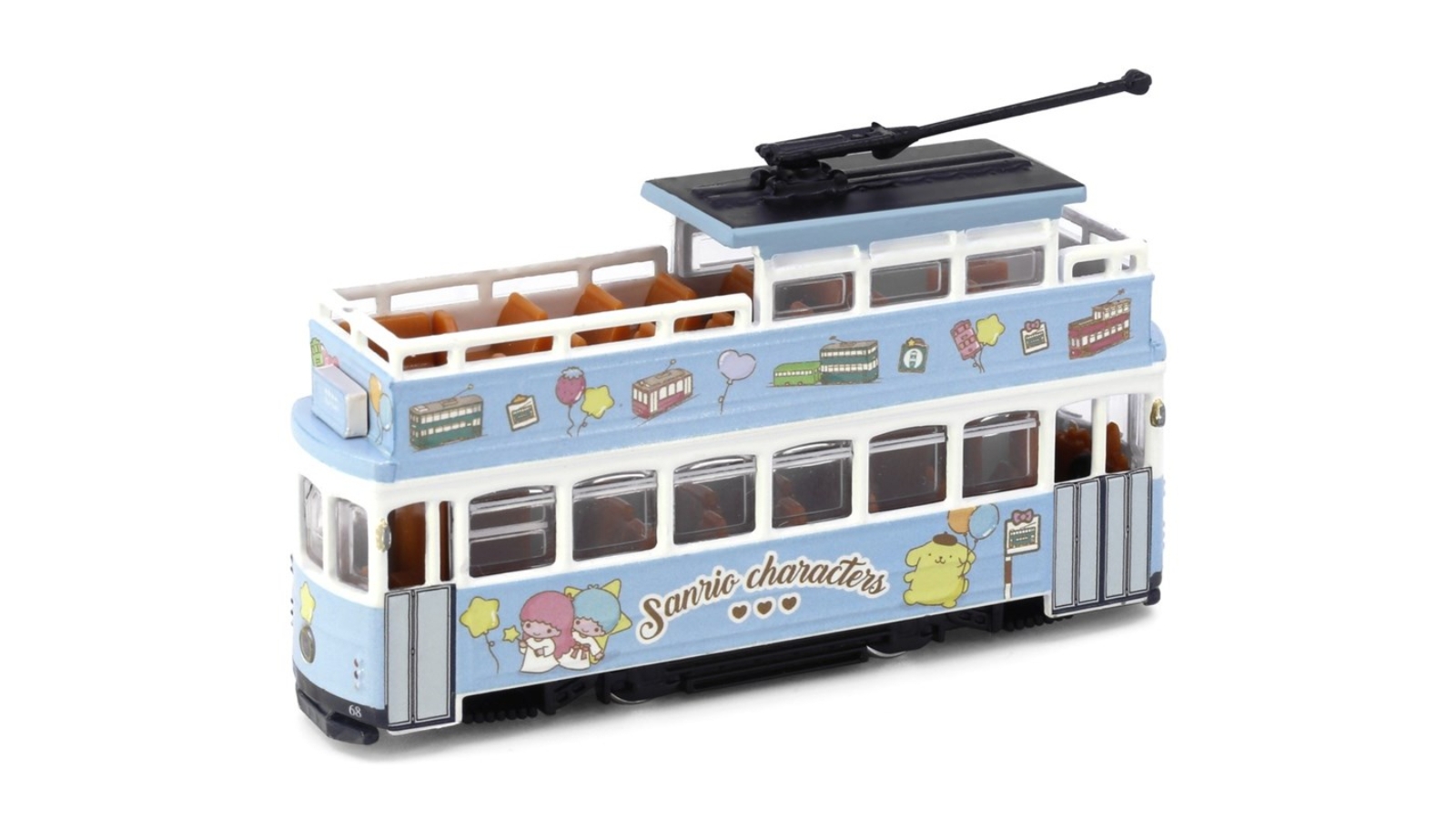 Tiny City Tramoramic Tour Tram SANRIO Characters Die-cast Model Car