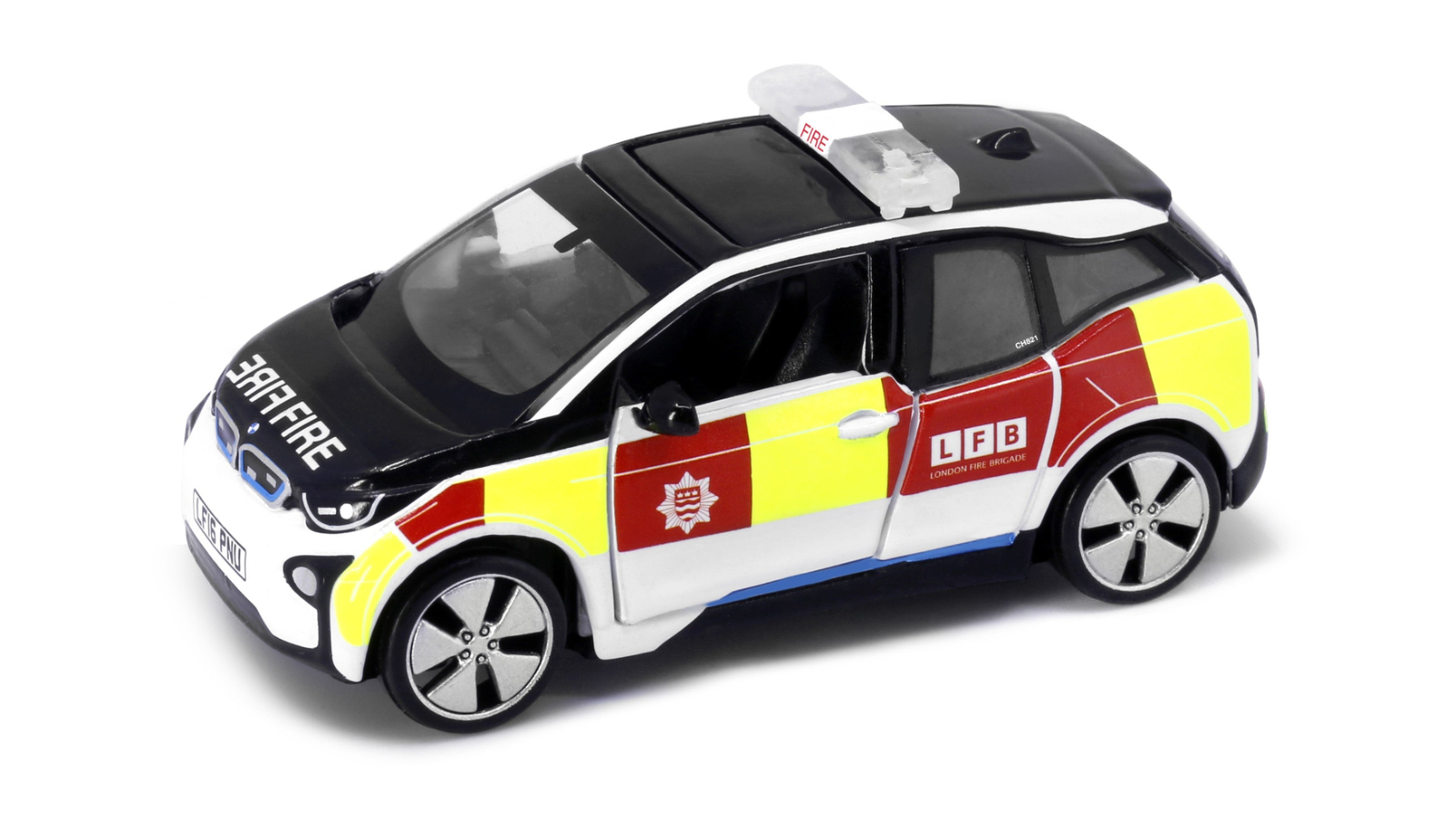 Tiny City Diecast BMW i3 London Fire Brigade Toy Car