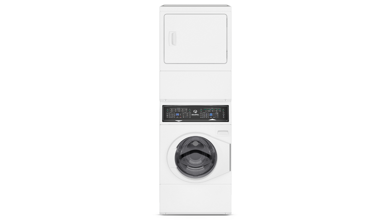 Speed Queen 10kg/9kg LP Gas Stacked Washer Dryer - White