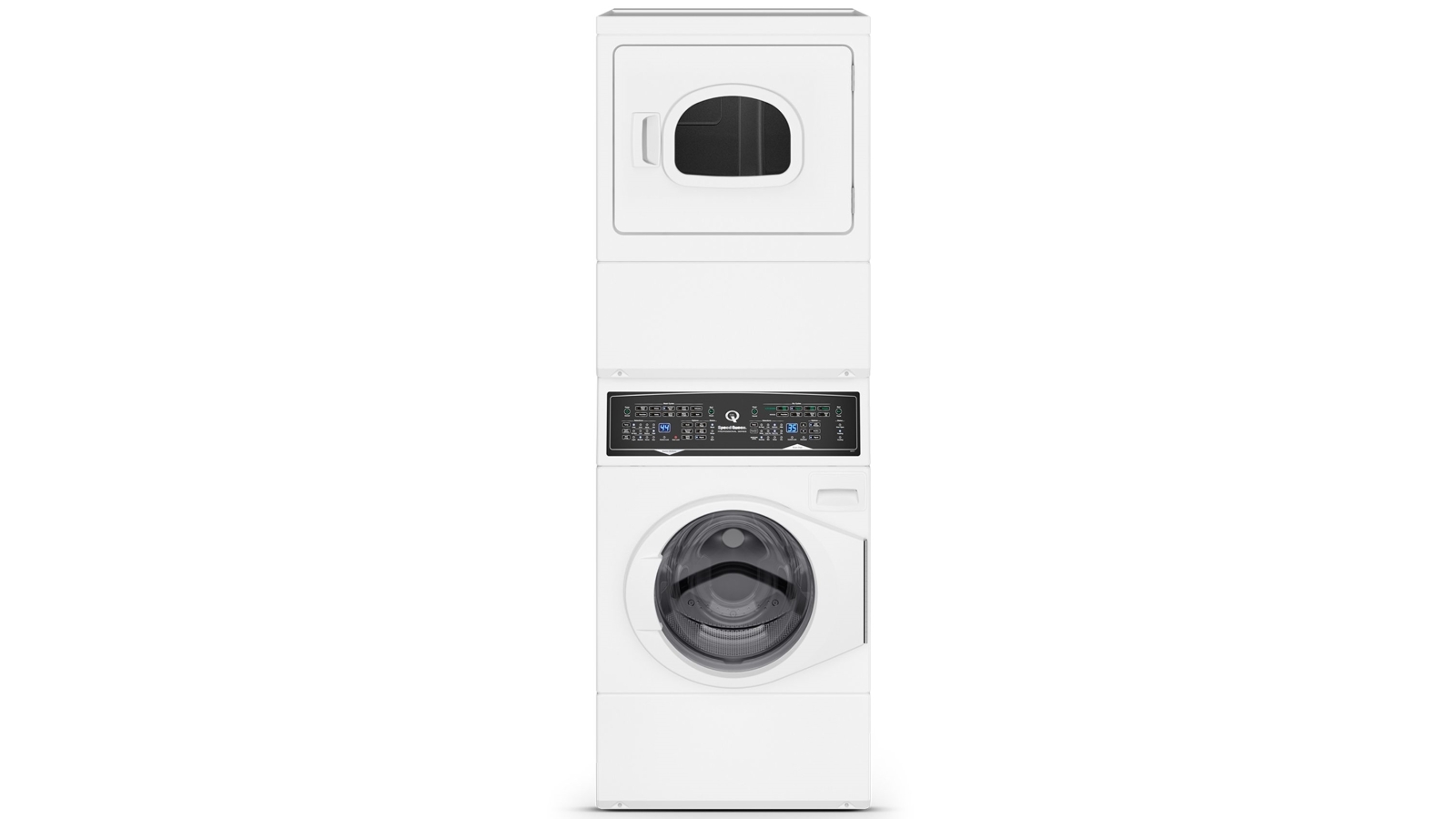 Speed Queen 10kg/9kg Stacked Gas Powered Washer Dryer Combo with Touch Control Harvey Norman