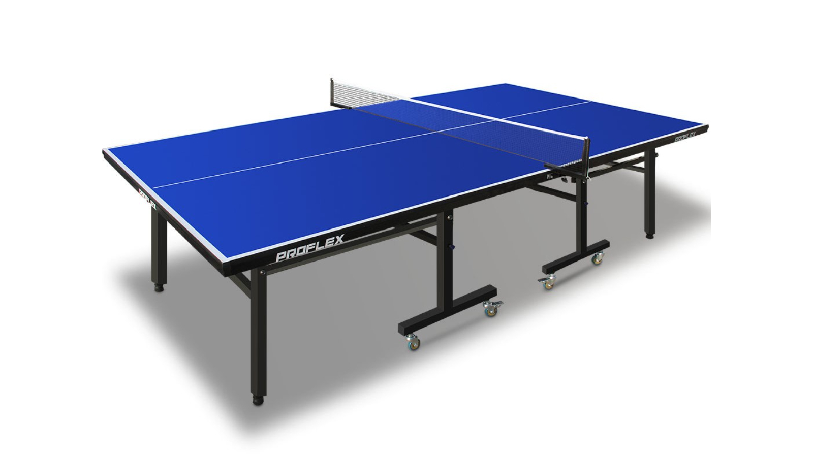 Proflex Tennis Table with 4 Player Ping Pong Paddle and Ball Pack