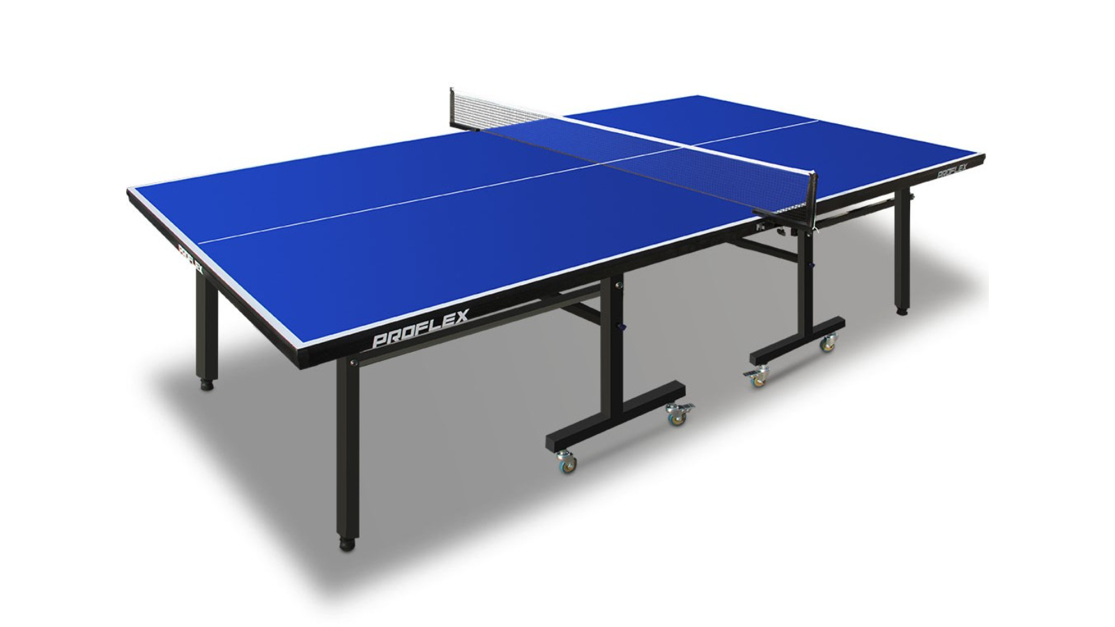 Proflex Premium Outdoor Tennis Table with 4 Player Ping Pong Paddle and ...