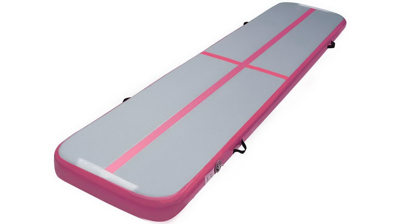 Everfit Inflatable Air Track Mat 3m x 100cm - Pink/Grey