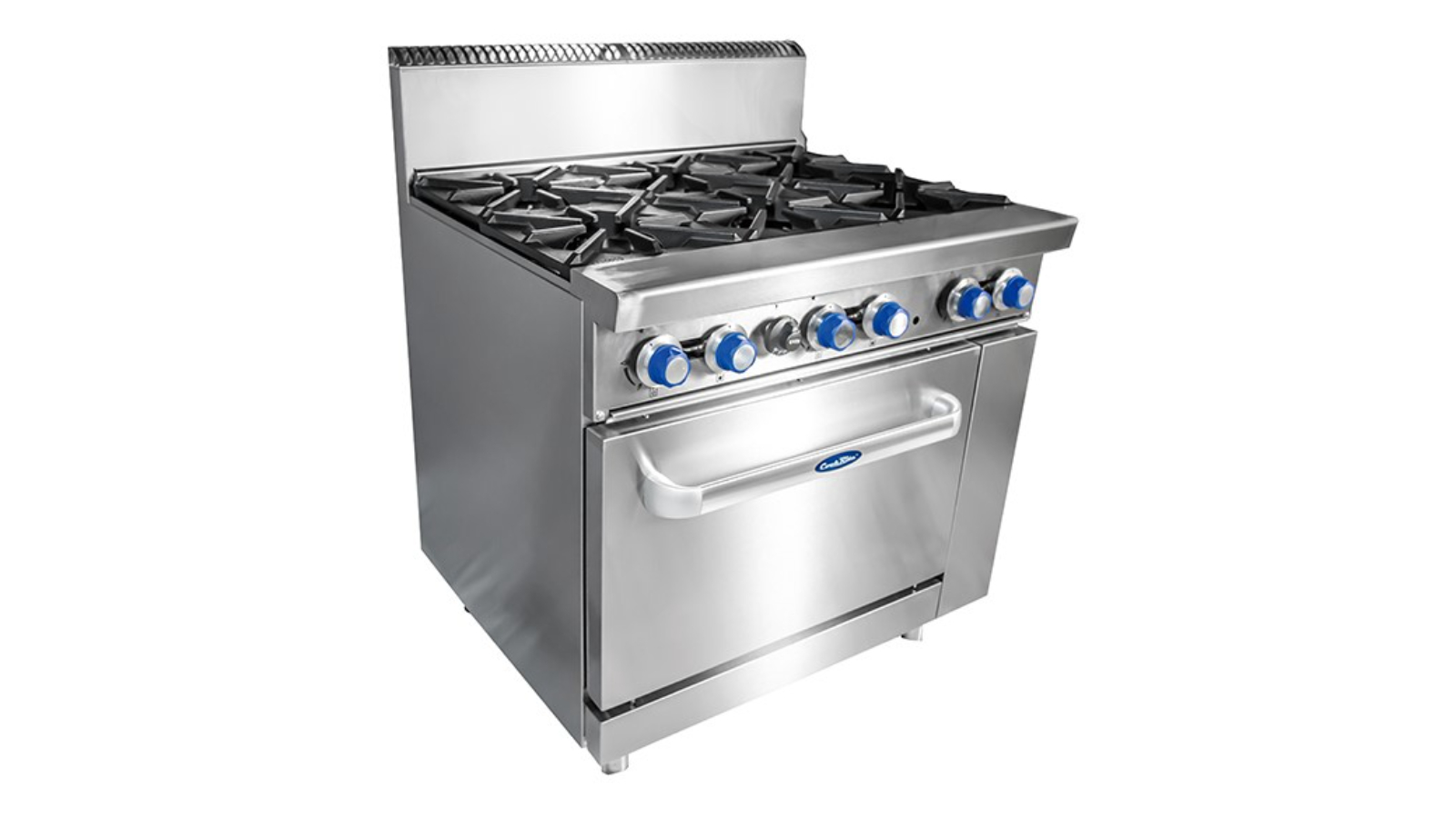 Cookrite ATO-6B-F-NG Commercial 6-Burner with Oven - LPG | Harvey Norman