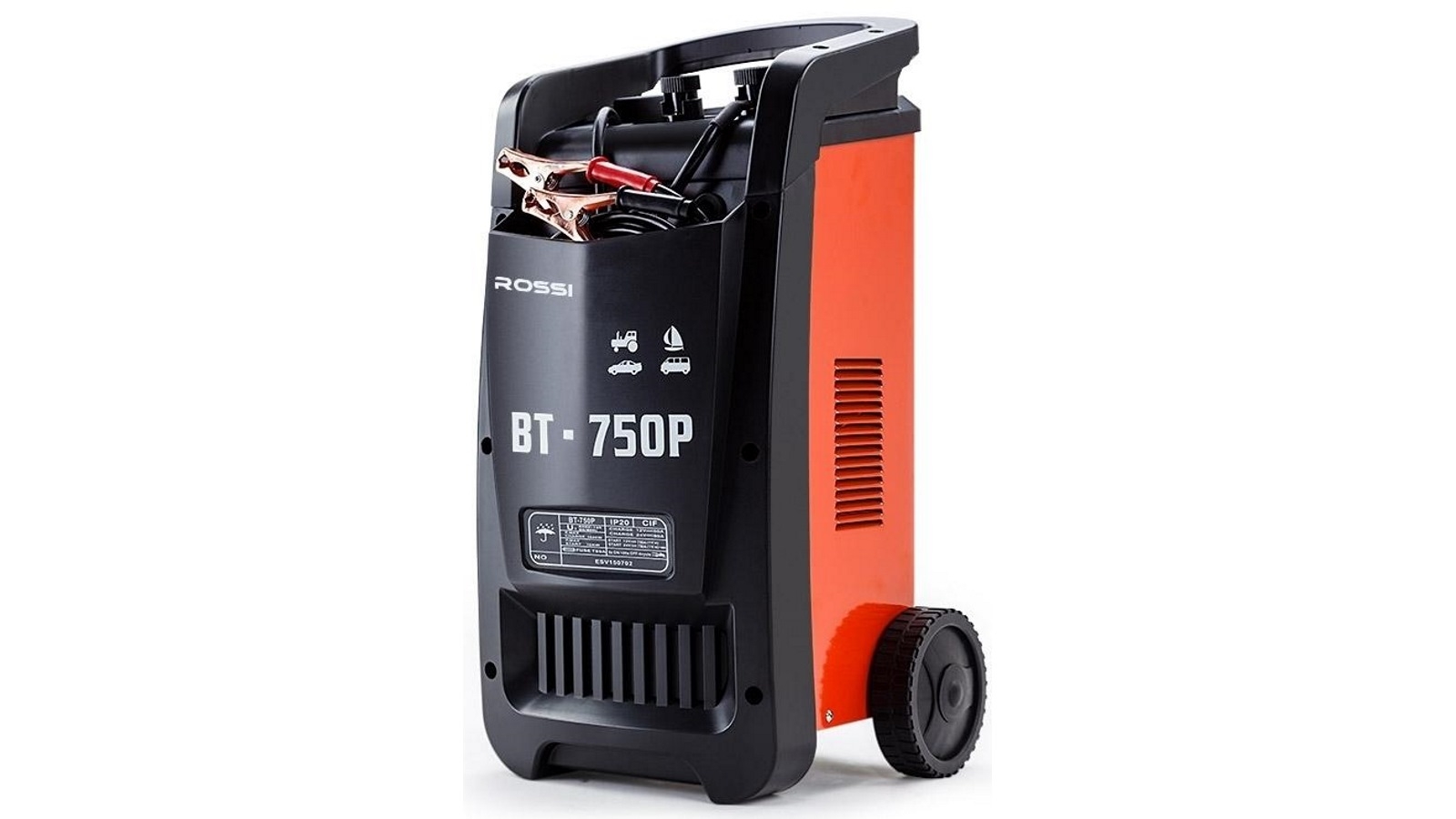 ROSSI BT-750P Series II 12-24V Jump Starter and 15A Battery Charger