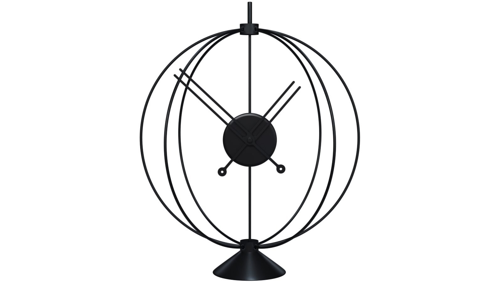 Mclocks Atom 35 Black Table Clock