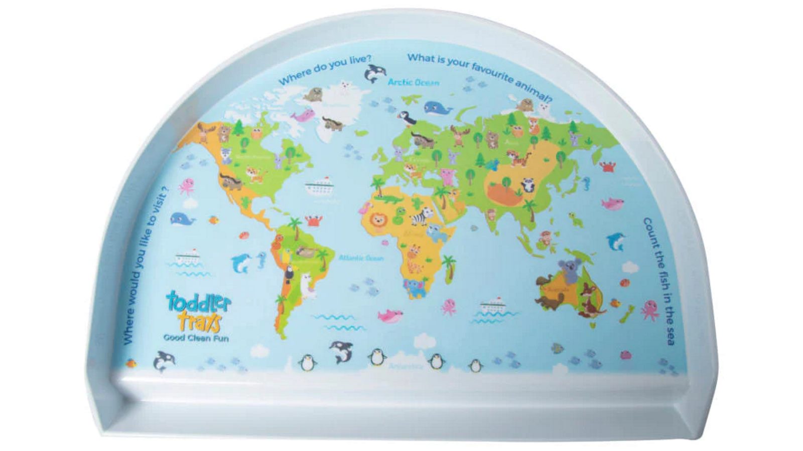 Toosh Coosh	Toddler Tray - Animals of the World